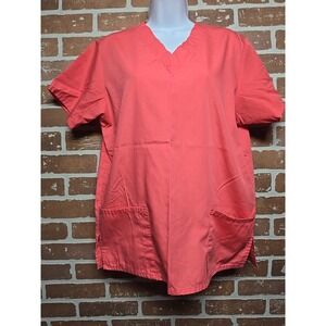 WS Fundamentals by White Swan Scrub Top Lot Of 3 Sz Small  Pocket Short Sleeve